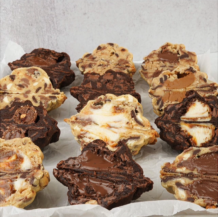 Variedad de galletas estilo New York